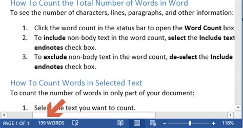 how to count total number of comments in word