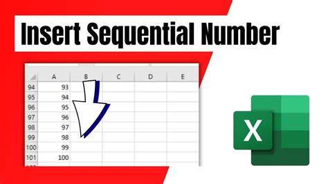 how to create 1 to 100 in excel