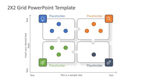 how to create a 2x2 matrix in powerpoint