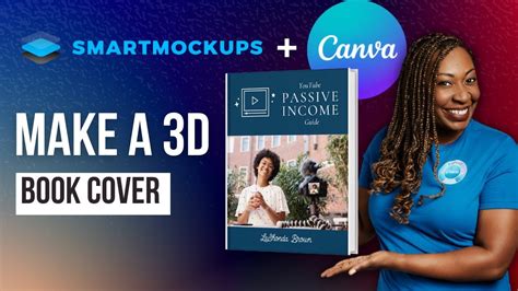 how to create a 3d book cover in canva