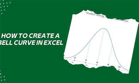 how to create a bell curve in excel
