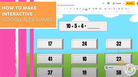 how to create a board game on google slides