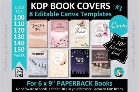 how to create a book cover for kdp in canva