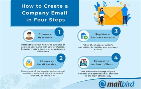how to create a business email microsoft