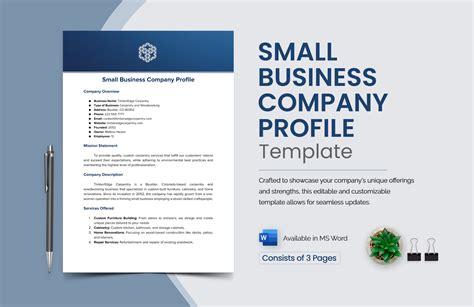 how to create a business profile example