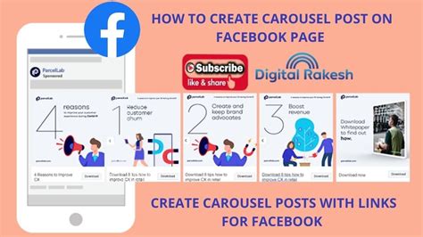 how to create a carousel post on fb