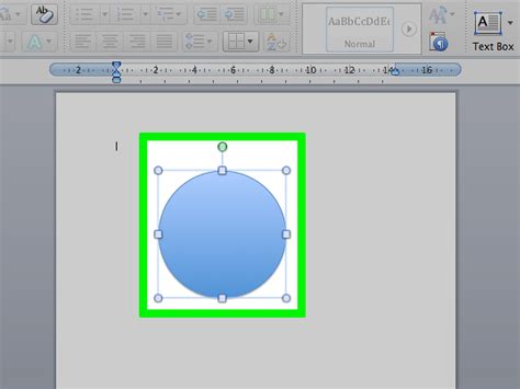 how to create a circle picture in word