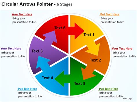 how to create a circular arrow diagram in powerpoint