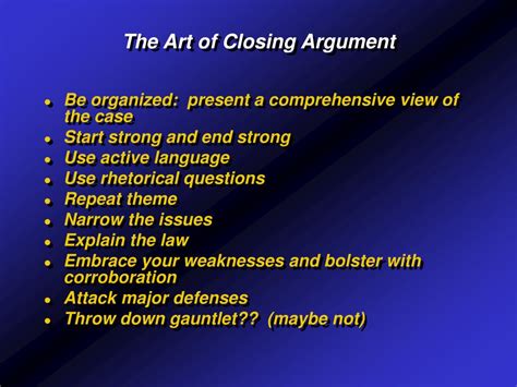 how to create a closing argument