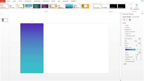 how to create a color gradient in powerpoint