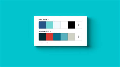 how to create a colour palette in canva