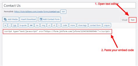 how to create a contact form in wordpress without plugin