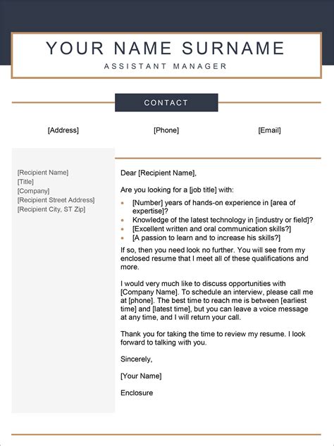 how to create a cover letter template in microsoft word