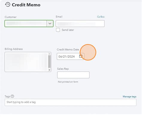 how to create a credit memo from an invoice in quickbooks online
