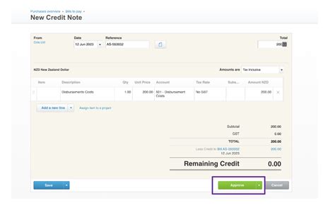 how to create a credit note for a paid invoice in xero