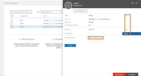 how to create a distribution list in word