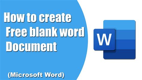 how to create a document without word