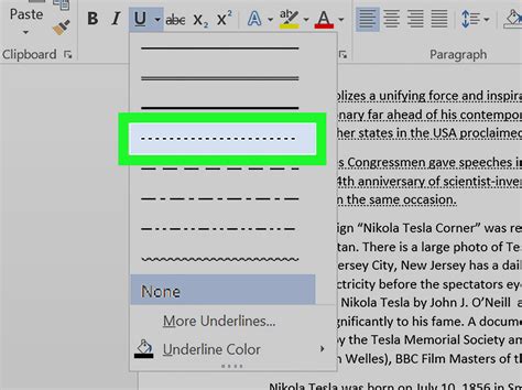 how to create a dotted line on microsoft word