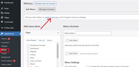 how to create a drop down menu with categories in wordpress