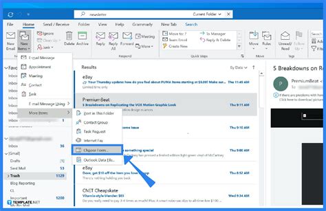 how to create a email newsletter in outlook