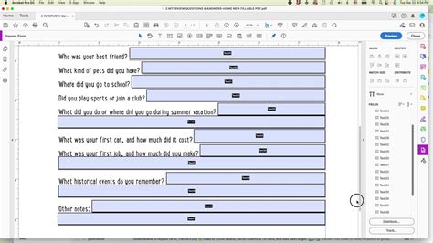 how to create a fillable form in adobe from a word document