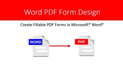 how to create a fillable pdf in microsoft word