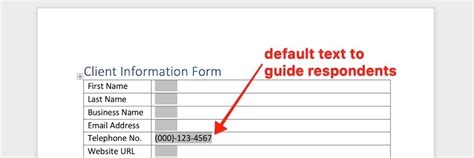how to create a fillable text box in microsoft word