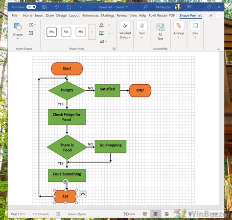 how to create a flow chart in ms word
