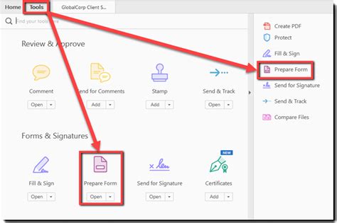 how to create a form in adobe sign