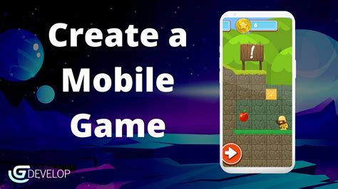 how to create a game on mobile for free