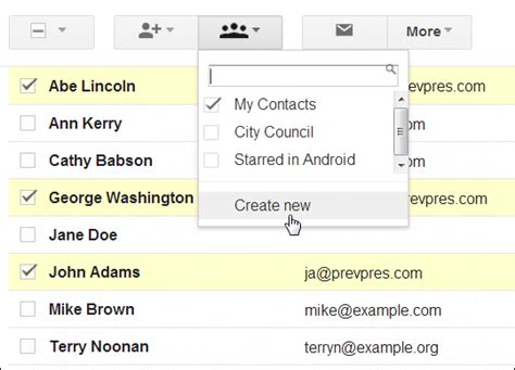 how to create a gmail distribution group