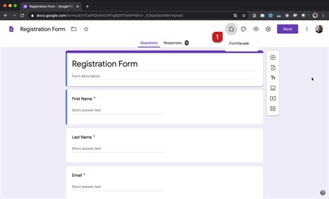 how to create a google doc submission form