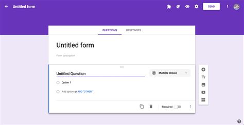 how to create a google forms template