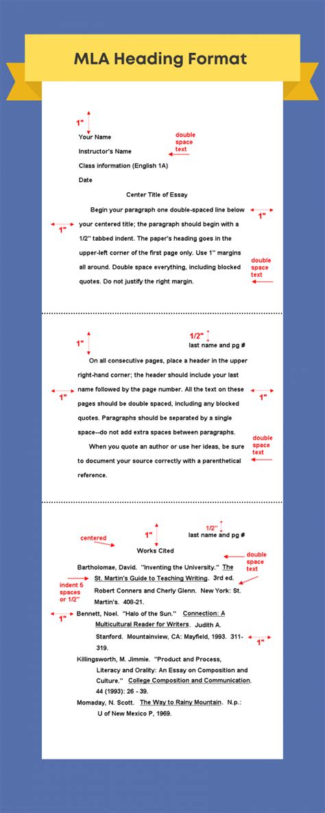 how to create a heading in mla format