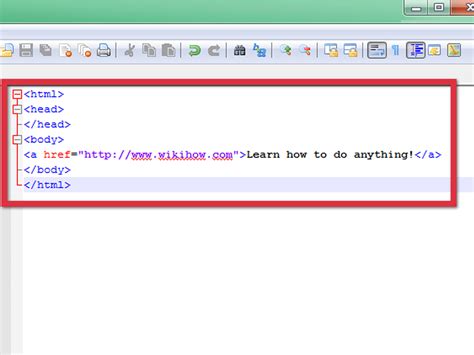 how to create a hyperlink in html