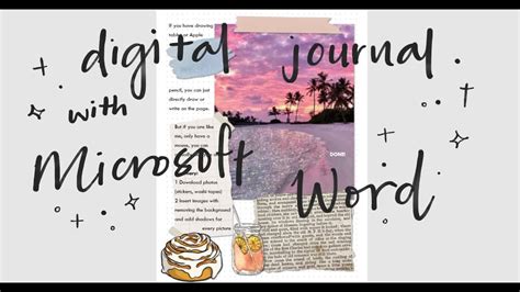 how to create a journal in word