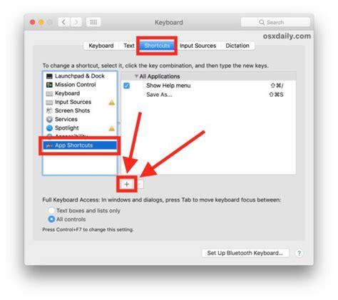 how to create a keyboard shortcut to open an application mac
