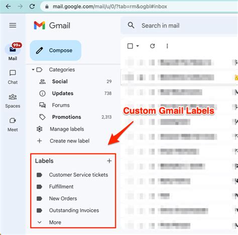 how to create a label in gmail on my phone