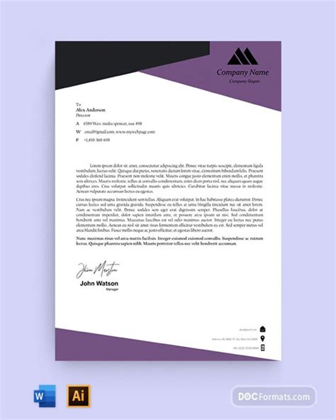 how to create a letterhead on word document