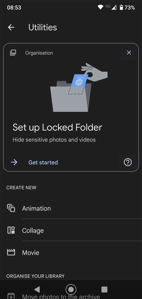 how to create a locked folder on your phone
