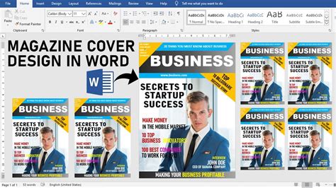 how to create a magazine layout in word