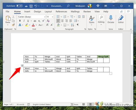 how to create a mail merge table in word