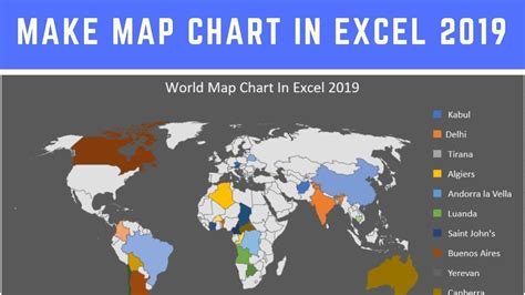 how to create a map in excel 2019