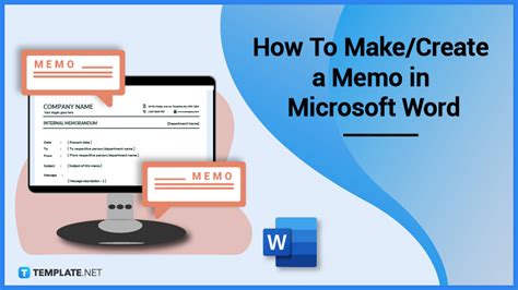 how to create a memo in word