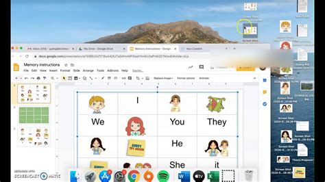 how to create a memory game on google slides