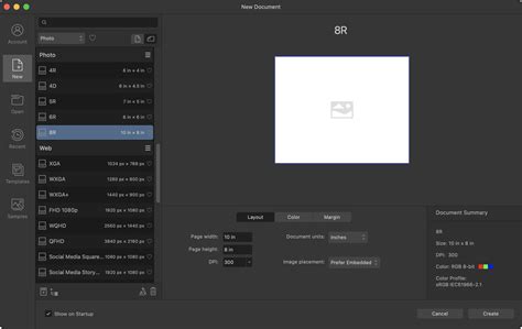 how to create a new document on ipad