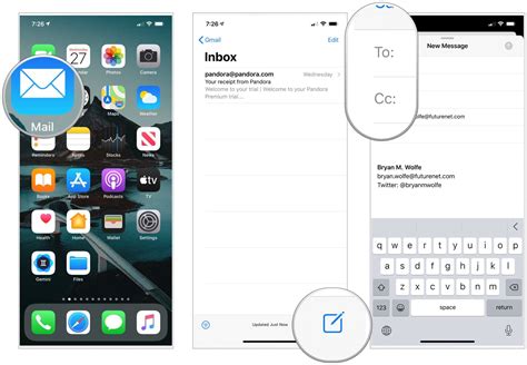 how to create a new email on iphone 11