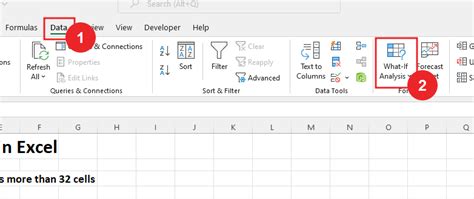 how to create a new scenario in excel