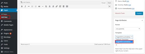 how to create a new template in wordpress