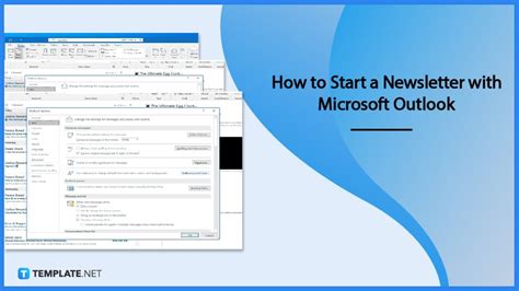 how to create a newsletter template in outlook